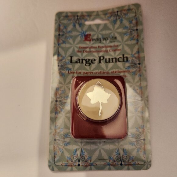Leaf Large Hole Punch Emagination paper Scrapbook - Picture 1 of 6